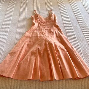 Gianni Bini size 0 peach Summer dress MIDI length